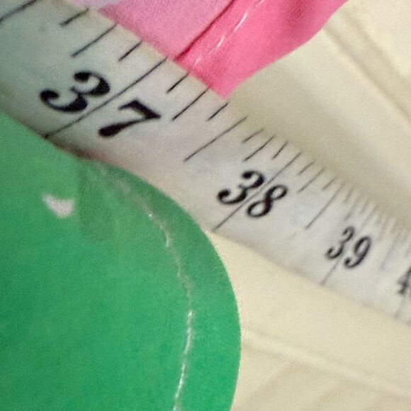 Pink and Green Flutter Sleeve A-Line Sundress - Picture 4 of 11